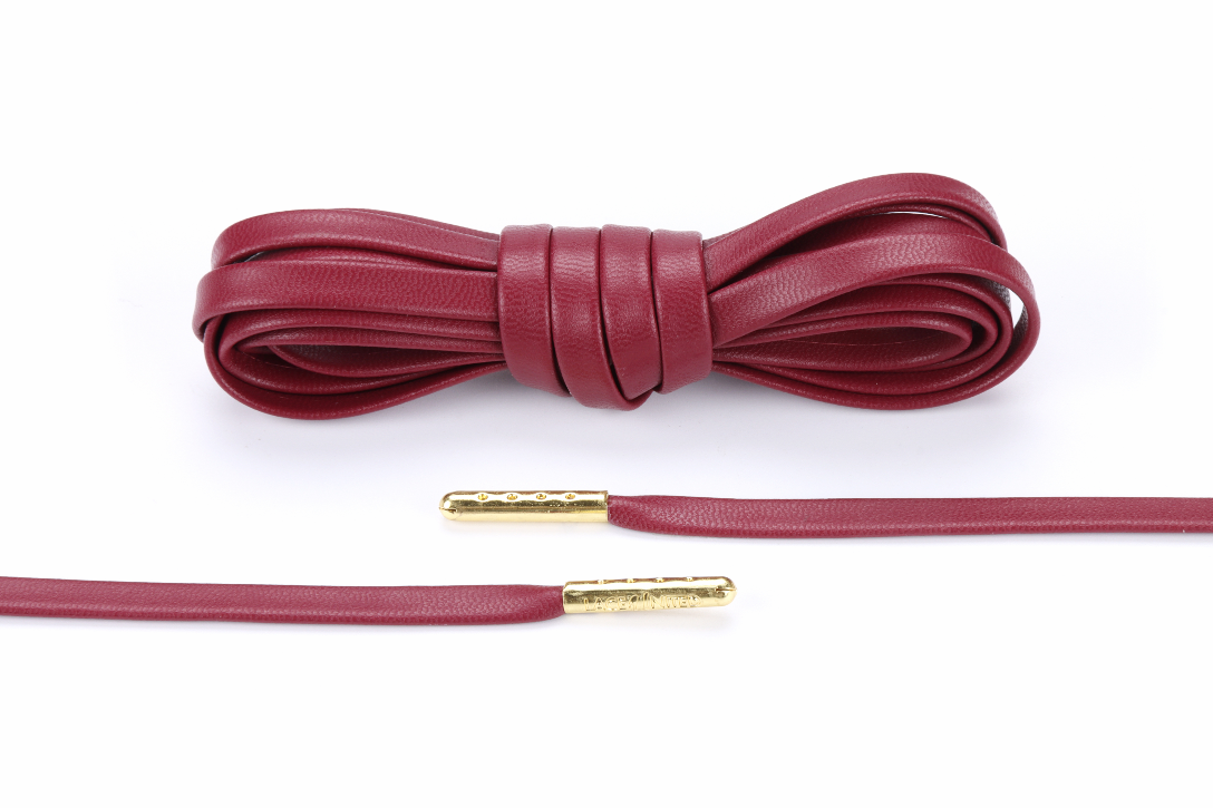 Premium Leather Laces | Burgundy